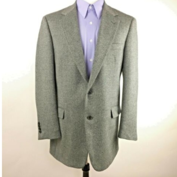Brooks Brothers Other - Brooks Brothers Gray Herringbone Sport Coat 42R